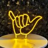 Letreiro Placa Neon Led - Hang Loose Hutz - 1