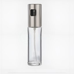 Spray de Cozinha Borrifador de Óleo Azeite e Vinagre Frasco de 100ml Aço Inoxidável Cor:prata;tamanh - 1
