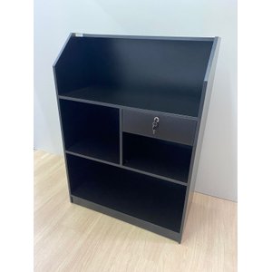 Balcão Caixa Preto Mdf (lojas, Valet, Mercados, Aviários)