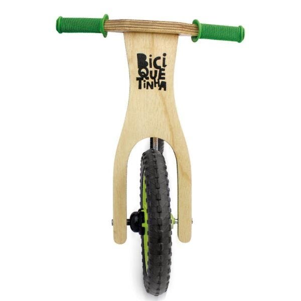 Bicicleta de Equilíbrio sem Pedal Lenho Verde - 4