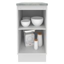 Ver imagem 5 de Balcão Glamy 40cm 1 Porta Branco Madesa