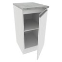 Ver imagem 3 de Balcão Glamy 40cm 1 Porta Branco Madesa