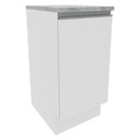 Ver imagem 1 de Balcão Glamy 40cm 1 Porta Branco Madesa
