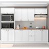 Cozinha Completa Unna 11 Portas 2 Gavetas Poliman Móveis Branco - 1