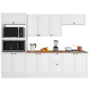 Ver imagem 4 de Cozinha Completa Unna 11 Portas 2 Gavetas Poliman Móveis Branco