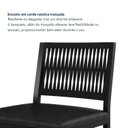 Ver imagem 7 de Conjunto Mesa Bistrô e 2 Banquetas Tampo de Madeira Maciça Coliseu Barcelona Preto/Cinamomo