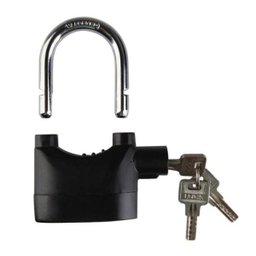 Cadeado com Alarme Sirene 110db Moto Anti furto Som Alto Segurança Casa - 6