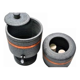 Filtro de Água de Pedra Sabão Torneira e Vela Completo 14 L São José Filtro 14 Litros - 4
