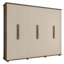 Ver imagem 1 de Guarda Roupa Casal 6 Portas 271cm Canada RV Móveis Freijo/Off White