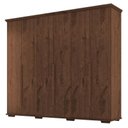 Ver imagem 1 de Guarda Roupa Casal Everest 6 Portas 5 Gavetas Jacarandá Fosco - Zanzini