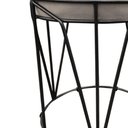 Ver imagem 6 de Kit 02 Puff Babu Suede Base Preto Bege