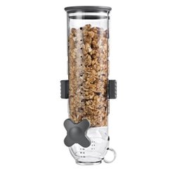 DISPENSER DE CEREAIS DE PAREDE PORTA MANTIMENTOS E ALIMENTOS SUCRILHOS GRAOS GRANOLA COM POTE HERMET - 1