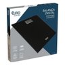 Balança Digital Euro Home para Banheiro Preta 28x28cm - 1