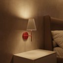 Ver imagem 4 de Kit 2 Arandelas de Parede Clássica com Interruptor e Cúpula Preto Ref 05 Decoração Casa Sala Quarto