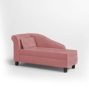 Ver imagem 7 de Recamier Diva França 1,60m Suede Rose - Inova Decor