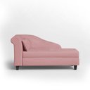Ver imagem 1 de Recamier Diva França 1,60m Suede Rose - Inova Decor