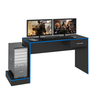 Mesa Escrivaninha Gamer para 2 Monitores - 5