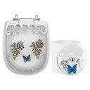 Ver imagem 1 de Assento Sanitário para Louças Paris e Lixeira Decorados