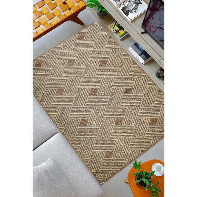 Tapete Sisal Sala Quarto 2,00x2,50 Terracota S-575