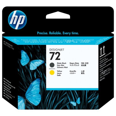Cabeça de Impressão Hp 72 C9384a Preto Amarelo