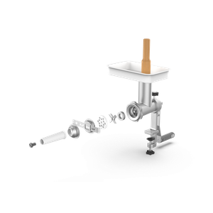 Moedor de carne manual N5 picador manivela embutido anodilar