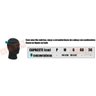 Capacete Led Bike MTB Preto Cinza Win High One Regulagem Sinalizador - M - 4