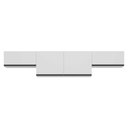 Ver imagem 1 de Kit 3 Armários de Cozinha Aéreos 4 Portas Veneza Multimóveis Mp2151 Branco/preto