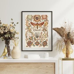 Quadro Libélula Abundance - 60x48cm:madeira Branca - 1