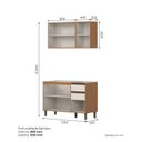 Ver imagem 4 de Cozinha Modulada Compacta 3 Peças Venaly