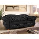 Ver imagem 1 de Namoradeira Merlô Chest 3 Lug Courano Preto:Preto
