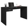 Mesa para Computador Gávea com Gaveta Preto Trama - Móveis Leão - 1