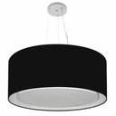Ver imagem 1 de Pendente Cilíndrico Preto MJ-4303 Para Mesa de Jantar e Estar