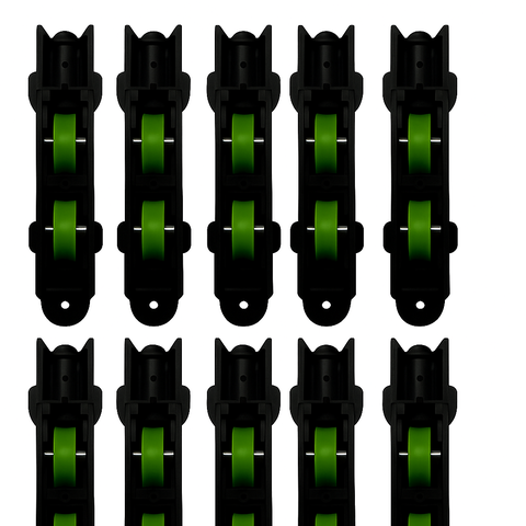 Kit 10 Roldanas 80kg para Porta e Janela - Silenciosa/resistente - 10cm Gold