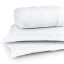 Ver imagem 4 de Cobre Leito Colcha Popilly Queen 3 Peças 100% Poliéster Macio Dupla Face Branco