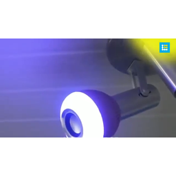 Lâmpada Musical 12w Bluetooth Luz Led Rgb com Controle - 7
