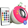 Lâmpada Musical 12w Bluetooth Luz Led Rgb com Controle - 4