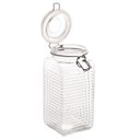 Ver imagem 2 de Pote hermético de vidro com metal preto 10 x 23,5cm