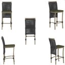 Ver imagem 5 de Mesa Bistro e 4 Banquetas Roma Fendi Corda Náutica 13 Trama Original