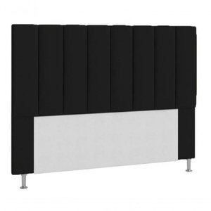 Cabeceira Estofada Cama Box Queen 160 Cm Preto