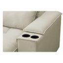 Ver imagem 7 de Sofá 4 Lugares Retrátil e Reclinável 250cm Molas Ensacadas Rafael - Veludo Bege