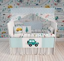 Ver imagem 2 de Kit Berço Enxoval de Bebê Carros Coloridos