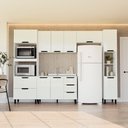 Ver imagem 1 de Cozinha Compacta 250056 5 Peças Meena Branco Politorno Móveis