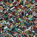 Ver imagem 2 de Papel de Parede 3d - Cidade 3 Arte Destaque 2,50 Metros