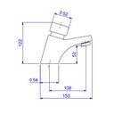 Ver imagem 3 de Torneira Deca de Mesa com Fechamento Automático para Lavatório Decamatic Cromada 1170.c