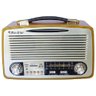 Rádio com Bluetooth Retro com Controle Remoto USB Sd Am FM - 1