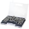 KIT JOGO DE BROCAS BITS PONTAS 300 PEÇAS PARA FURADEIRA PARAFUSADEIRA KIT DE FURAR E FIXAR COMPLETO - 3