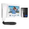Kit Porteiro Eletrônico Residencial Video Advance Tela 7" Branco Hdl - 1