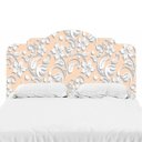 Ver imagem 1 de Adesivo De Parede Cabeceira de Cama Floral - QUEEN: 85x160cm