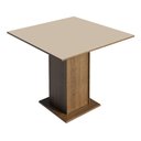 Ver mais imagens de Conjunto Sala de Jantar Mesa Tampo de Madeira 4 Cadeiras Rustic/crema/imperial Livia Madesa