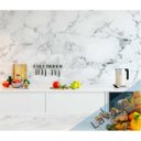 Ver imagem 5 de Adesivo Lavável Imita Granito/Mármore Branco Carrara - 80x300cm
